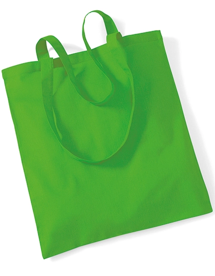 Bag For Life - Long Handles zum Besticken und Bedrucken in der Farbe Apple Green mit Ihren Logo, Schriftzug oder Motiv.