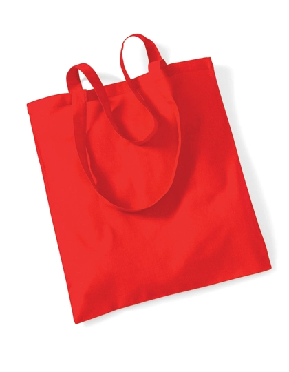 Bag For Life - Long Handles zum Besticken und Bedrucken in der Farbe Bright Red mit Ihren Logo, Schriftzug oder Motiv.