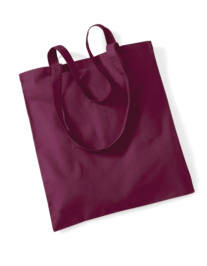 Bag For Life - Long Handles zum Besticken und Bedrucken in der Farbe Burgundy mit Ihren Logo, Schriftzug oder Motiv.