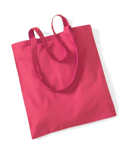 Bag For Life - Long Handles zum Besticken und Bedrucken in der Farbe Coral mit Ihren Logo, Schriftzug oder Motiv.