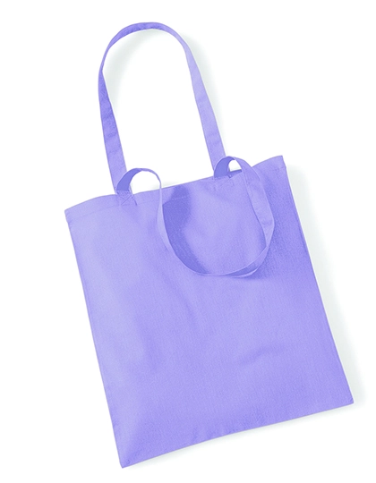Bag For Life - Long Handles zum Besticken und Bedrucken in der Farbe Lavender mit Ihren Logo, Schriftzug oder Motiv.