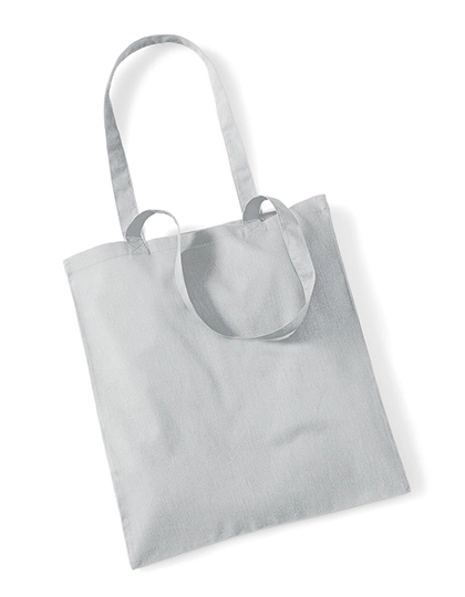 Bag For Life - Long Handles zum Besticken und Bedrucken in der Farbe Light Grey mit Ihren Logo, Schriftzug oder Motiv.