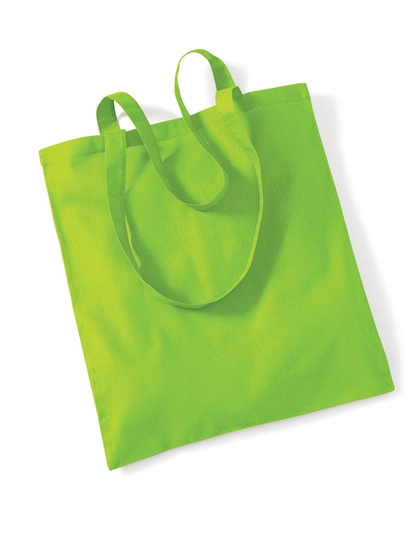 Bag For Life - Long Handles zum Besticken und Bedrucken in der Farbe Lime Green mit Ihren Logo, Schriftzug oder Motiv.