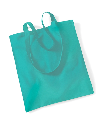 Bag For Life - Long Handles zum Besticken und Bedrucken in der Farbe Mint Green mit Ihren Logo, Schriftzug oder Motiv.