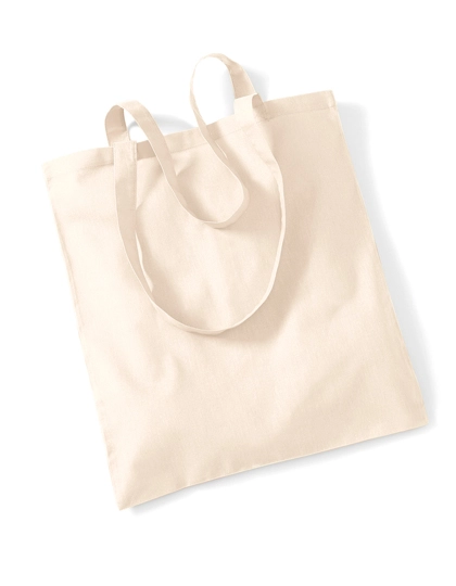 Bag For Life - Long Handles zum Besticken und Bedrucken in der Farbe Natural mit Ihren Logo, Schriftzug oder Motiv.