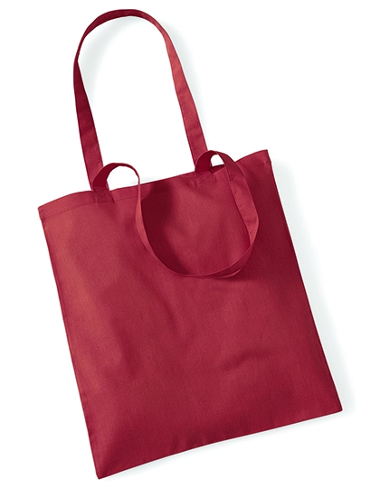 Bag For Life - Long Handles zum Besticken und Bedrucken in der Farbe Orange Rust mit Ihren Logo, Schriftzug oder Motiv.