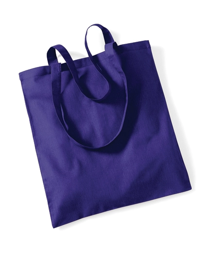 Bag For Life - Long Handles zum Besticken und Bedrucken in der Farbe Purple mit Ihren Logo, Schriftzug oder Motiv.