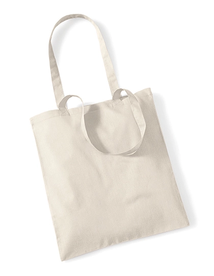 Bag For Life - Long Handles zum Besticken und Bedrucken in der Farbe Sand mit Ihren Logo, Schriftzug oder Motiv.