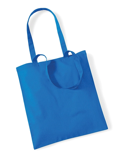 Bag For Life - Long Handles zum Besticken und Bedrucken in der Farbe Sapphire Blue mit Ihren Logo, Schriftzug oder Motiv.