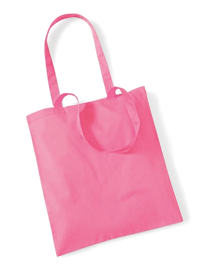 Bag For Life - Long Handles zum Besticken und Bedrucken in der Farbe True Pink mit Ihren Logo, Schriftzug oder Motiv.