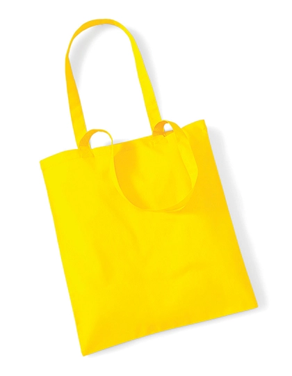 Bag For Life - Long Handles zum Besticken und Bedrucken in der Farbe Yellow mit Ihren Logo, Schriftzug oder Motiv.