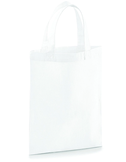 Cotton Party Bag For Life zum Besticken und Bedrucken in der Farbe White mit Ihren Logo, Schriftzug oder Motiv.