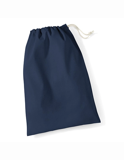 Cotton Stuff Bag zum Besticken und Bedrucken in der Farbe Navy mit Ihren Logo, Schriftzug oder Motiv.
