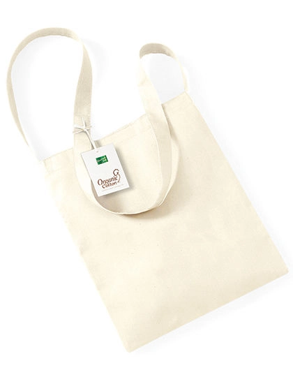 Organic Cotton Sling Bag zum Besticken und Bedrucken in der Farbe Natural mit Ihren Logo, Schriftzug oder Motiv.