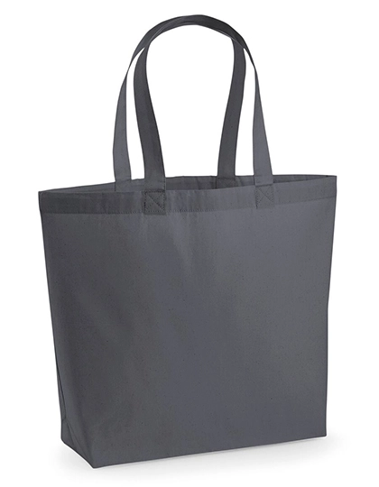 Premium Cotton Maxi Bag zum Besticken und Bedrucken in der Farbe Graphite Grey mit Ihren Logo, Schriftzug oder Motiv.