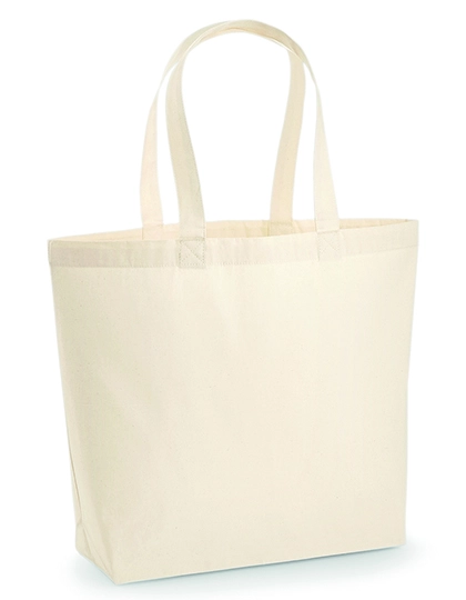Premium Cotton Maxi Bag zum Besticken und Bedrucken in der Farbe Natural mit Ihren Logo, Schriftzug oder Motiv.