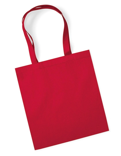 Organic Premium Cotton Bag zum Besticken und Bedrucken in der Farbe Classic Red mit Ihren Logo, Schriftzug oder Motiv.