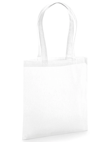 Organic Premium Cotton Bag zum Besticken und Bedrucken in der Farbe White mit Ihren Logo, Schriftzug oder Motiv.