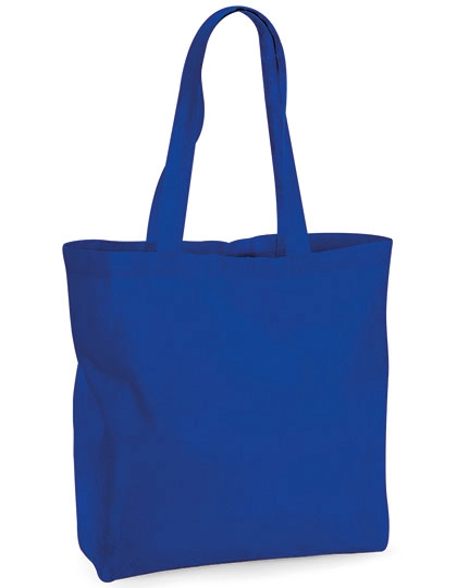 Organic Premium Cotton Maxi Bag zum Besticken und Bedrucken in der Farbe Bright Royal mit Ihren Logo, Schriftzug oder Motiv.