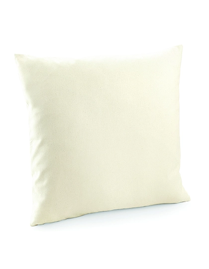 Fairtrade Cotton Canvas Cushion Cover zum Besticken und Bedrucken in der Farbe Natural mit Ihren Logo, Schriftzug oder Motiv.