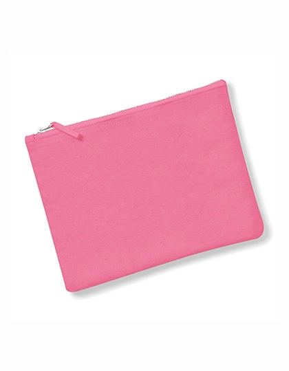 Canvas Accessory Pouch zum Besticken und Bedrucken in der Farbe True Pink mit Ihren Logo, Schriftzug oder Motiv.
