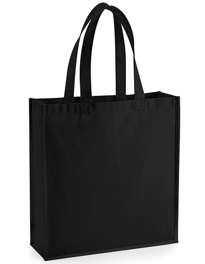 Gallery Canvas Bag zum Besticken und Bedrucken in der Farbe Black mit Ihren Logo, Schriftzug oder Motiv.