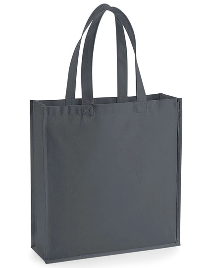 Gallery Canvas Bag zum Besticken und Bedrucken in der Farbe Graphite Grey mit Ihren Logo, Schriftzug oder Motiv.
