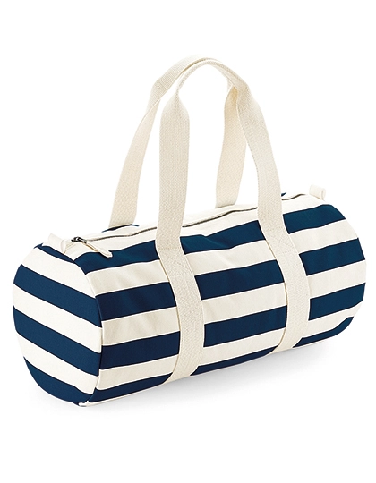 Nautical Barrel Bag zum Besticken und Bedrucken mit Ihren Logo, Schriftzug oder Motiv.