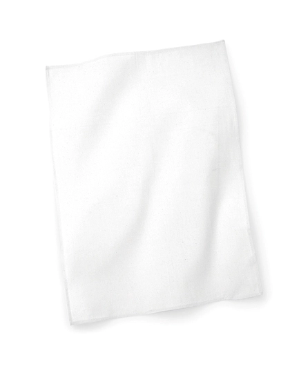 Tea Towel zum Besticken und Bedrucken in der Farbe White mit Ihren Logo, Schriftzug oder Motiv.