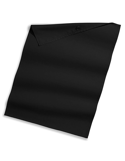 Organic Cotton Tea Towel zum Besticken und Bedrucken in der Farbe Black mit Ihren Logo, Schriftzug oder Motiv.