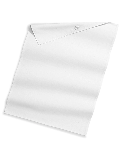 Organic Cotton Tea Towel zum Besticken und Bedrucken in der Farbe White mit Ihren Logo, Schriftzug oder Motiv.