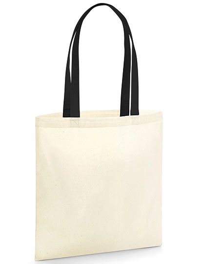 EarthAware® Organic Bag for Life - Contrast Handles zum Besticken und Bedrucken mit Ihren Logo, Schriftzug oder Motiv.