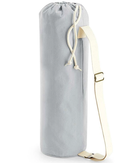 EarthAware® Organic Yoga Mat Bag zum Besticken und Bedrucken in der Farbe Light Grey mit Ihren Logo, Schriftzug oder Motiv.
