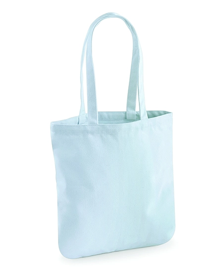 EarthAware® Organic Spring Bag zum Besticken und Bedrucken in der Farbe Pastel Blue mit Ihren Logo, Schriftzug oder Motiv.