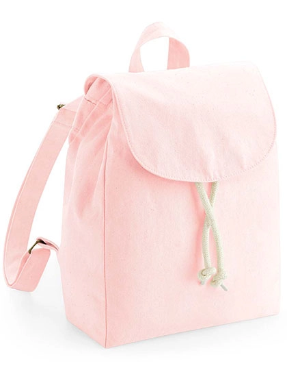 EarthAware® Organic Mini Rucksack zum Besticken und Bedrucken in der Farbe Pastel Pink mit Ihren Logo, Schriftzug oder Motiv.