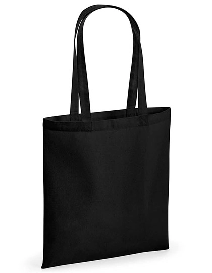 Recycled Cotton Bag zum Besticken und Bedrucken in der Farbe Black mit Ihren Logo, Schriftzug oder Motiv.