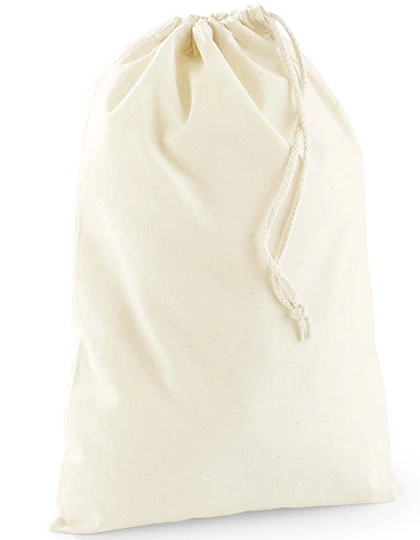 Recycled Cotton Stuff Bag zum Besticken und Bedrucken in der Farbe Natural mit Ihren Logo, Schriftzug oder Motiv.
