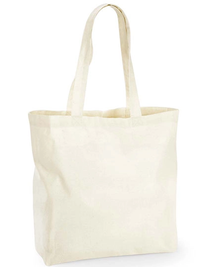 Recycled Cotton Maxi Bag zum Besticken und Bedrucken in der Farbe Natural mit Ihren Logo, Schriftzug oder Motiv.
