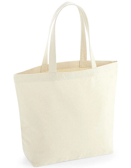 Revive Recycled Maxi Bag zum Besticken und Bedrucken in der Farbe Natural mit Ihren Logo, Schriftzug oder Motiv.