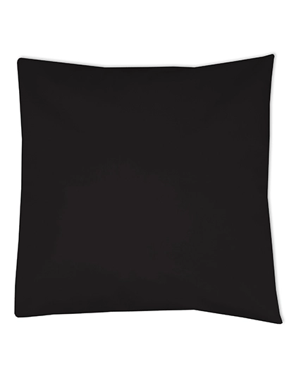 Cotton Cushion Cover zum Besticken und Bedrucken in der Farbe Black mit Ihren Logo, Schriftzug oder Motiv.
