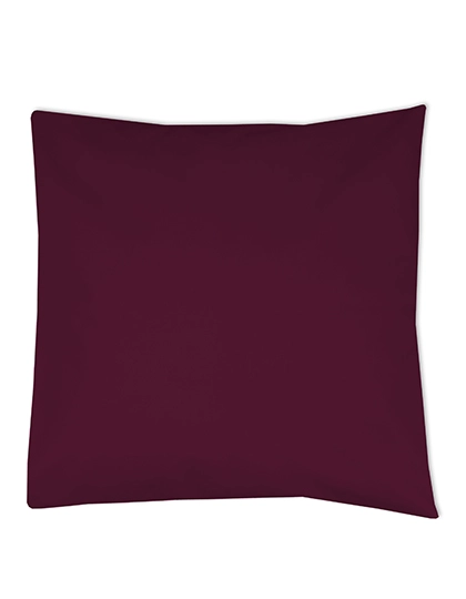 Cotton Cushion Cover zum Besticken und Bedrucken in der Farbe Bordeaux mit Ihren Logo, Schriftzug oder Motiv.
