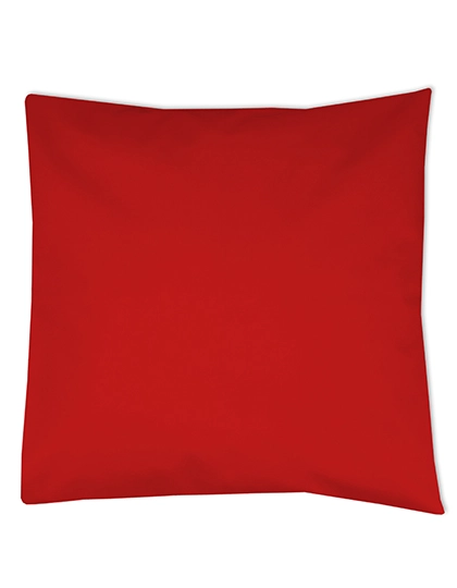Cotton Cushion Cover zum Besticken und Bedrucken in der Farbe Red (ca. Pantone 200) mit Ihren Logo, Schriftzug oder Motiv.