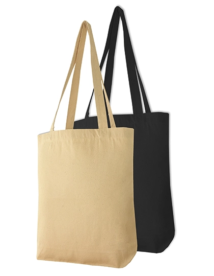 Canvas Carrier Bag Long Handle zum Besticken und Bedrucken mit Ihren Logo, Schriftzug oder Motiv.