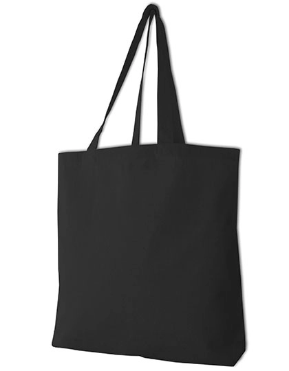 Canvas Carrier Bag XL zum Besticken und Bedrucken in der Farbe Black mit Ihren Logo, Schriftzug oder Motiv.