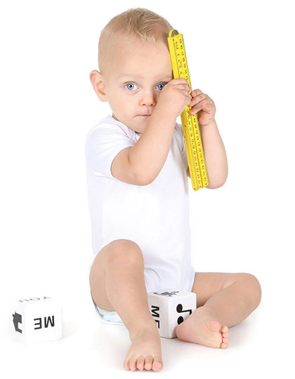 Short Sleeve Baby Bodysuit Polyester zum Besticken und Bedrucken mit Ihren Logo, Schriftzug oder Motiv.