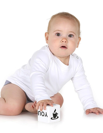 Long Sleeve Baby T-Shirt Polyester zum Besticken und Bedrucken mit Ihren Logo, Schriftzug oder Motiv.