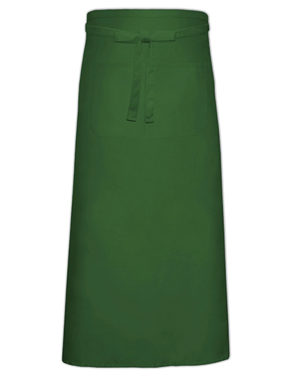 Bistro Apron XL With Front Pocket zum Besticken und Bedrucken in der Farbe Bottle Green mit Ihren Logo, Schriftzug oder Motiv.