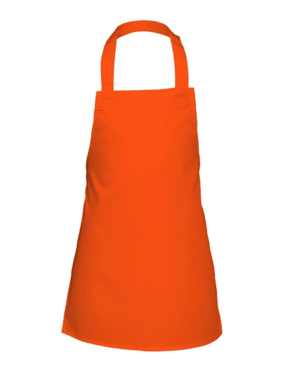 Kids´ Barbecue Apron zum Besticken und Bedrucken in der Farbe Orange mit Ihren Logo, Schriftzug oder Motiv.