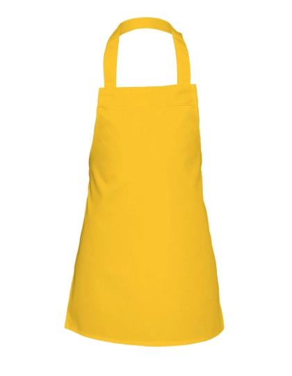 Kids´ Barbecue Apron zum Besticken und Bedrucken in der Farbe Yellow mit Ihren Logo, Schriftzug oder Motiv.