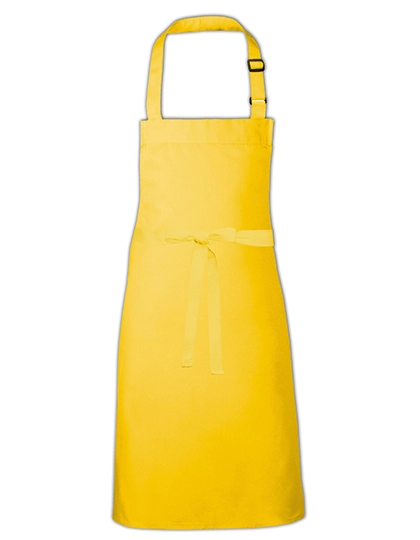 Barbecue Apron Adjustable zum Besticken und Bedrucken in der Farbe Yellow mit Ihren Logo, Schriftzug oder Motiv.